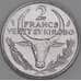 Мадагаскар 2 франка 1977 КМ9 UNC  арт. 53274