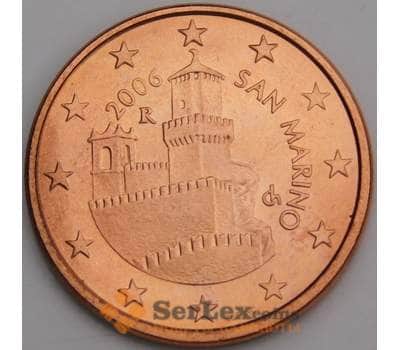 Сан-Марино 5 центов 2006 КМ442 UNC арт. 46731