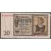Германия банкнота 20 марок 1939 Р185 VF+ арт. 47143
