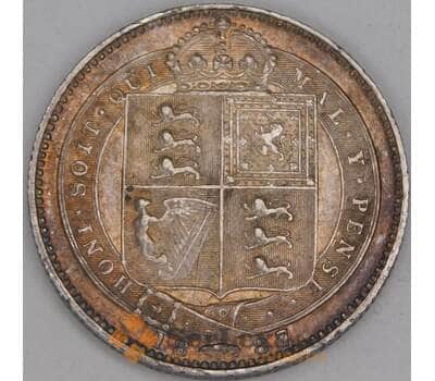 Монета Великобритания 1 шиллинг 1887 КМ761 XF  арт. 16071