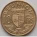 Монета Реюньон 10 франков 1962 КМ10 XF+ арт. 12592