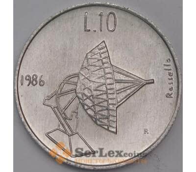 Сан-Марино 10 лир 1986 КМ190 UNC Эволюция технологий арт. 41519