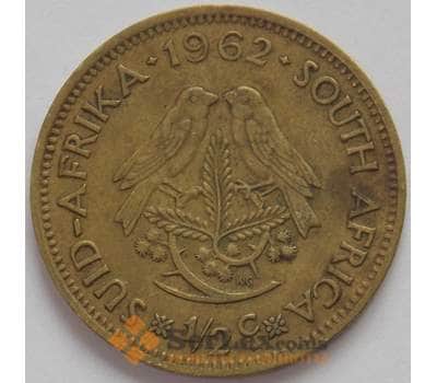 Монета Южная Африка ЮАР 1/2 цента 1962 КМ56 XF (J05.19) арт. 17747