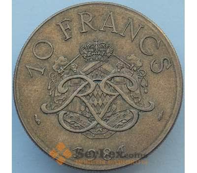 Монета Монако 10 франков 1981 КМ154 XF (J05.19) арт. 16345