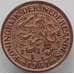Монета Нидерланды 2 1/2 цента 1941 КМ150 aUNC арт. 12264