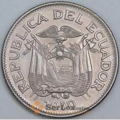 Эквадор 1 сукре 1970 КМ78b UNC арт. 57474 Эквадор 1 сукре 1970 КМ78b UNC арт. 57474