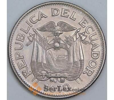 Эквадор 1 сукре 1970 КМ78b UNC арт. 57474