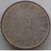 Монета Швейцария 5 франков 1963 КМ51 AU Красный крест арт. 14110