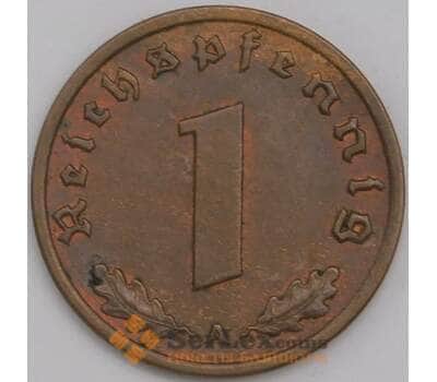 Монета Германия 1 пфенниг (рейхспфенниг) 1939 А КМ89 арт. 16808