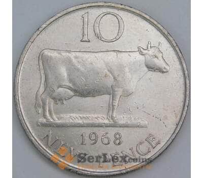 Гернси 10 пенсов 1968 КМ24 AU арт. 56455