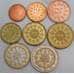 Португалия набор Евро монет 1 цент - 2 евро 2002-2006 (8 шт) XF-AU арт. 45684