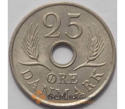 Монета Дания 25 эре 1968 КМ855 AU (J05.19) арт. 15587