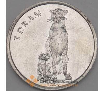 Монета Нагорный Карабах 1 драм 2004 КМ10 UNC арт. 18813