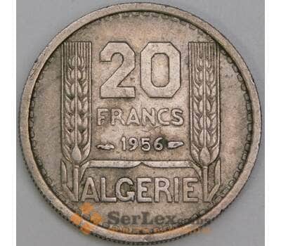 Алжир монета 20 франков 1956 КМ91 VF арт. 43219