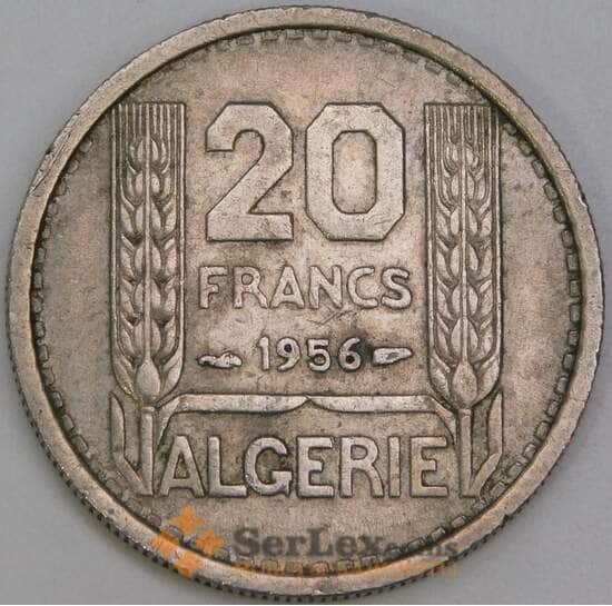 Алжир 20 франков 1956 КМ91 VF арт. 43219 Алжир 20 франков 1956 КМ91 VF арт. 43219