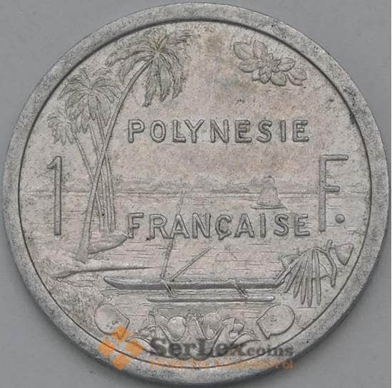 Французская Полинезия 1 франк 2004 КМ11 XF арт. 38492