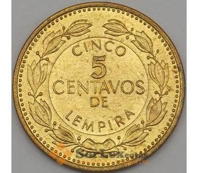 Монета Гондурас 5 сентаво 1995 КМ72.4 aUNC арт. 18793