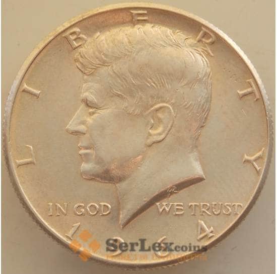 США 1/2 доллара 1964 КМ202 AU Кеннеди арт. 13336