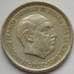 Монета Испания 5 песет 1957 КМ786 VF Франко (J05.19) арт. 15214