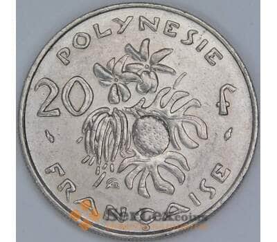 Французская Полинезия 20 франков 1986 КМ9 aUNC арт. 56918