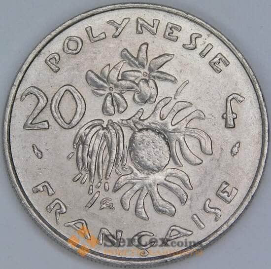 Французская Полинезия 20 франков 1986 КМ9 aUNC арт. 56918