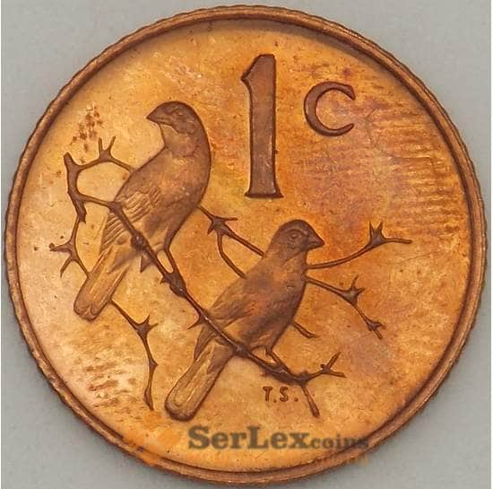 Южная Африка ЮАР 1 цент 1967 КМ65.2 UNC (J05.19) арт. 18239