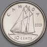 Канада монета 10 центов 2023 UC5 UNC арт. 43856