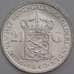 Нидерланды монета 2 1/2 гульдена 1940 КМ165 UNC штемпельный блеск арт. 42905