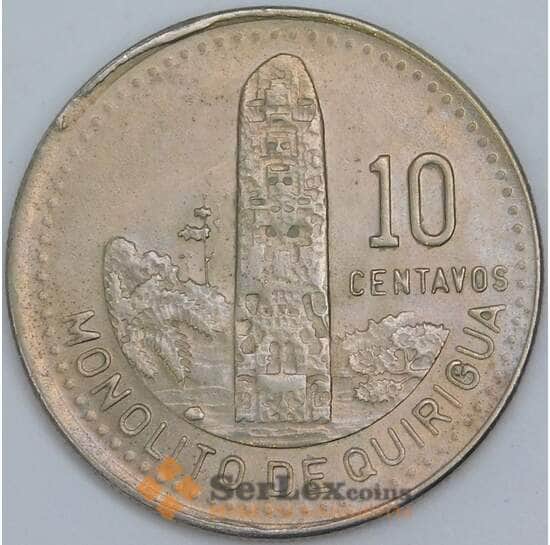 Гватемала 10 сентаво 1991 КМ277 UNC арт. 57583