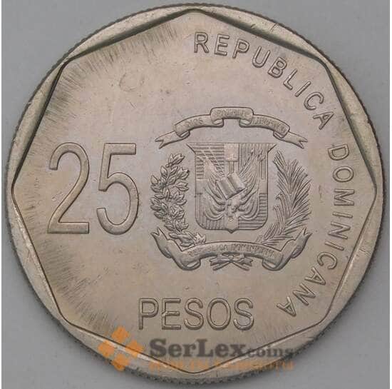 Доминиканская республика 25 Песо 2010 КМ107 UNC арт. 23986