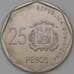 Монета Доминиканская республика 25 Песо 2010 КМ107 UNC арт. 23986