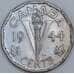 Канада 5 центов 1944 КМ40а aUNC арт. 57256