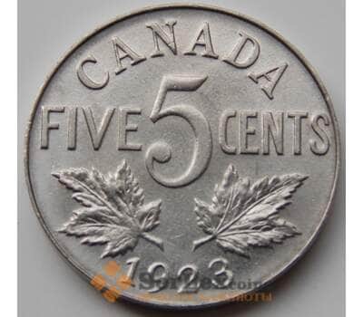 Монета Канада 5 центов 1922-1936 КМ29 aUNC арт. 7112