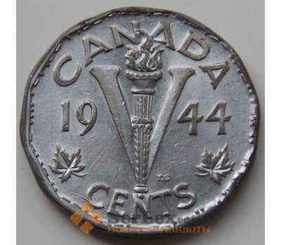 Монета Канада 5 центов 1944-1945 КМ40а VF арт. 7113