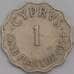 Кипр монета 1 пиастр 1934 КМ21 F арт. 42214
