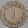 Кипр монета 1 пиастр 1934 КМ21 F арт. 42214
