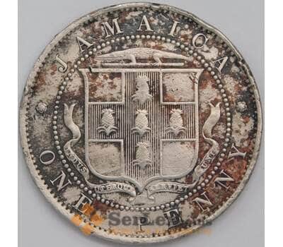 Монета Ямайка 1 пенни 1920 КМ26 VG арт. 40456