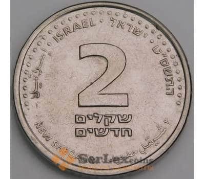 Монета Израиль 2 новых шекеля 2009 КМ433  арт. 30613