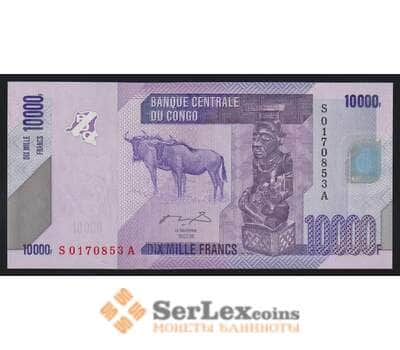 Конго 10000 франков 2006 Р103а UNC арт. 52819