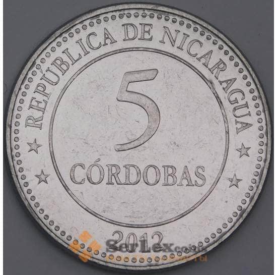 Никарагуа монета 5 кордоб 2012 КМ111 аUNC арт. 44798