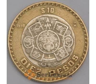 Мексика монета 10 песо 1998 КМ616 F арт. 41935