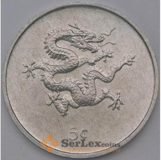 Либерия 5 центов 2000 КМ474 UNC арт. 31548