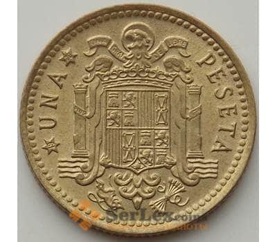 Монета Испания 1 песета 1975 КМ806 UNC арт. 13091
