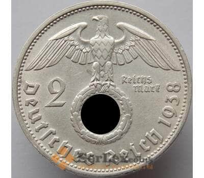 Монета Германия 2 марки 1938 D КМ487 VF-XF арт. 8952