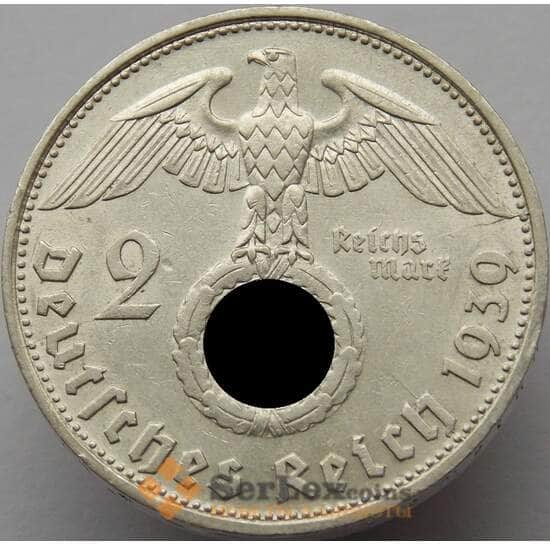 Германия 2 марки 1939 D КМ487 VF-XF арт. 8950