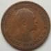 Монета Гана 1 пенни 1958 КМ2 VF арт. 6697