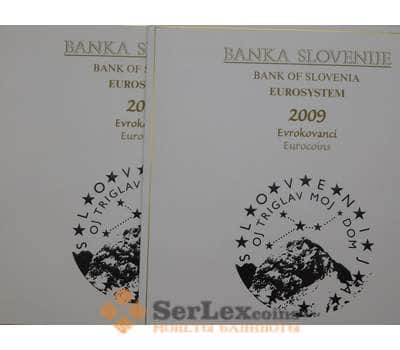 Монета Словения Официальный Набор 1 цент - 3 евро  (9 шт) 2009 в буклете арт. 28507