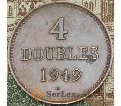 Монета Гернси 4 дубля 1949 КМ13 XF арт. 38497