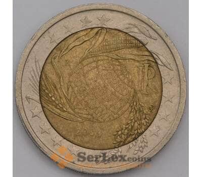 Монета Италия 2 евро 2004 Всемирная продовольственная программа арт. 31188