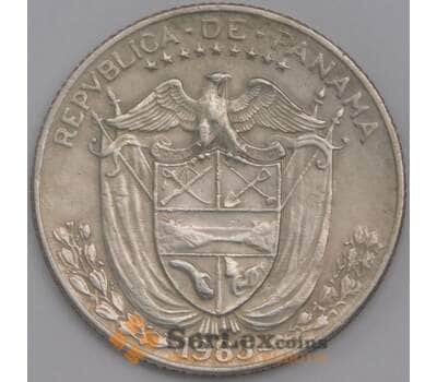 Панама монета 1/4 бальбоа 1983 КМ11.2а VF арт. 41322